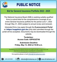 Bid for General Insurance Portfolio 2022 - 2025