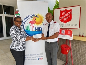 NIB Partners with The Salvation Army Annual Red Kettle Bell Fundraiser