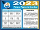 2023 Pension Payments Schedule