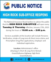 High Rock Grand Bahama Office Reopens