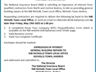 Request for Expressions of Iterest - General Building Repairs to NIB Nicholls Town
