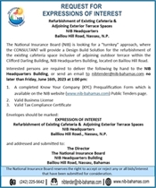 Request For Expression of Interest - Refurbishment of Existing Cafeteria & Adjoining Exteria Spaces