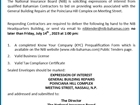 Request for Expression Of Interest General Building Repairs Poncianna Hill Complex