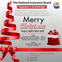 Season's Greetings from The National Insurance Board