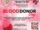 The National Insurance Board Road to 50 - Blood Donar Day 