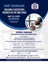 NIB to present at BICA’s Upcoming SMP Seminar