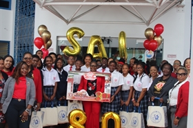 SAC Student Council Pays Courtesy Call on NIB Director