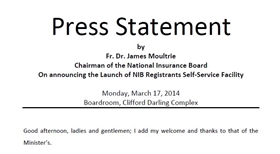 Press Statement by Chairman on Registrants Self Service Facility