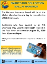 NIB SMARTCARD COLLECTION DAY