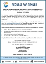 Group Life and Medical Insurance Brokerage- Deadline Extension