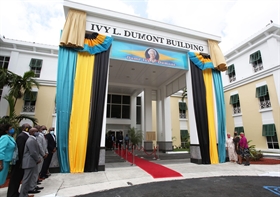 NIB Building Named In Celebration of Dame Ivy Dumont's Career Milestones