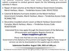 REQUEST FOR TENDER - GENERAL REPAIRS ABACO