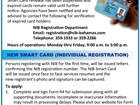 SMART CARD RENEWAL - NEW CARD