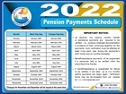 Pension Payment Schedule 2022