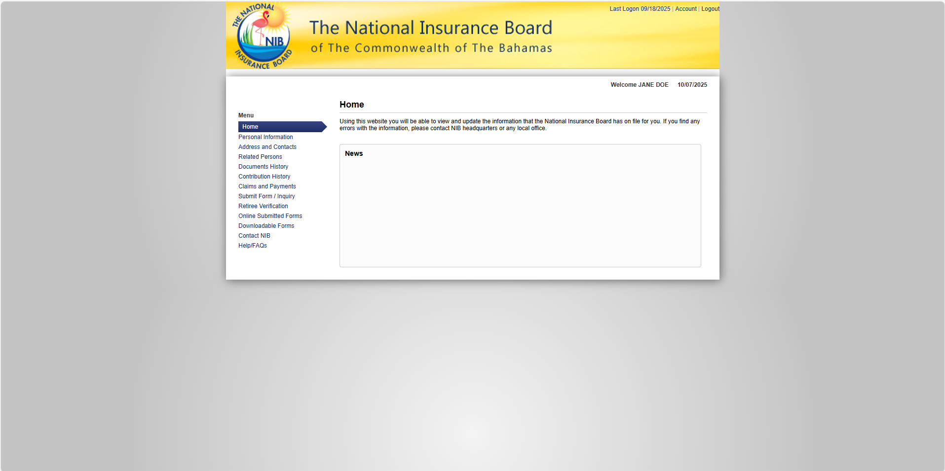 Nib Bahamas Contribution Rates National Insurance Board of The Bahamas