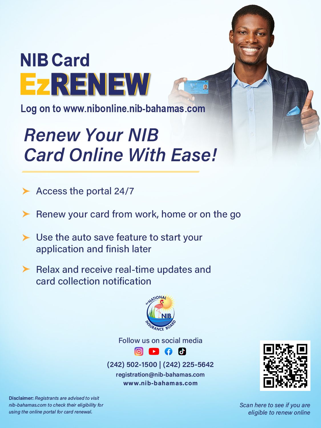 Nib Bahamas Contribution Rates National Insurance Board of The Bahamas