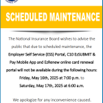 Public Notice: Scheduled Maintenance